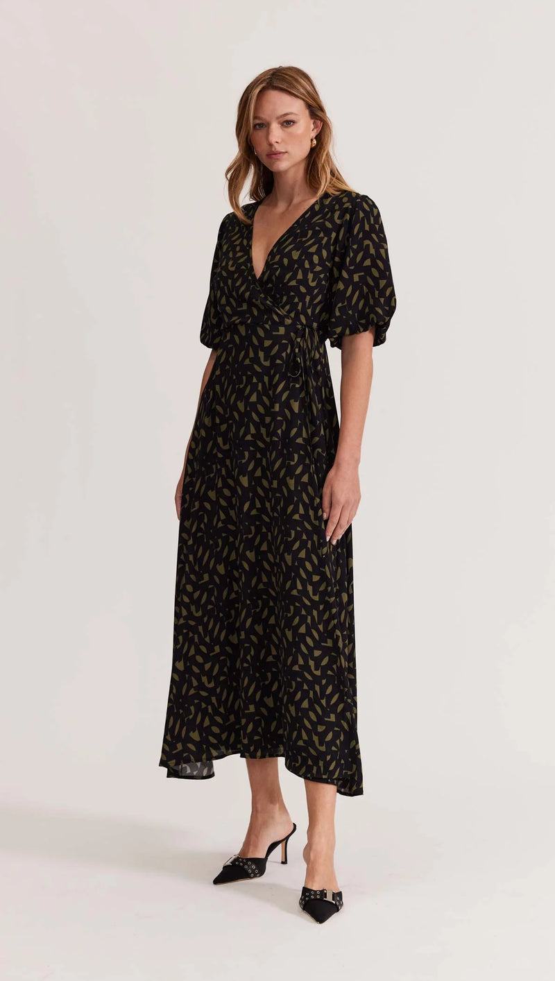 Zadie Wrap Midi Dress