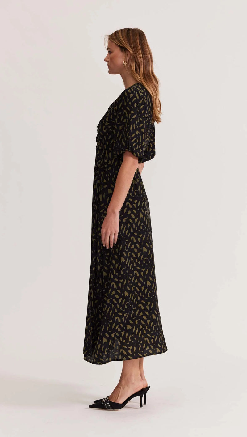 Zadie Wrap Midi Dress