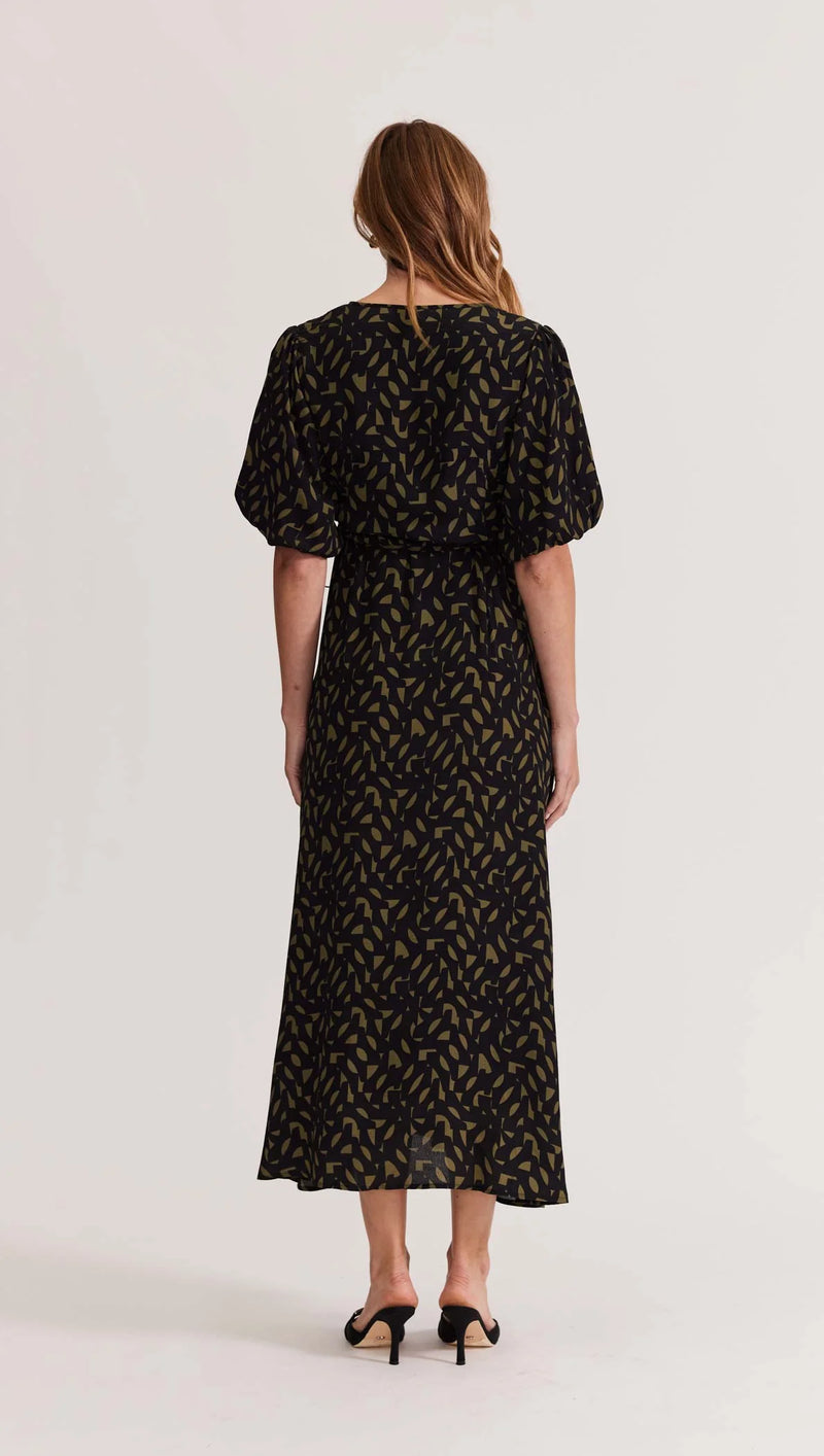 Zadie Wrap Midi Dress