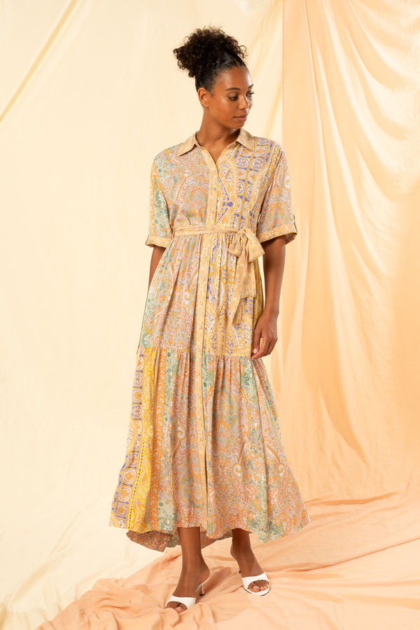 Imogen Tiered Shirt Dress